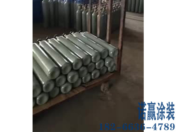 Oxygen bottle dusting line