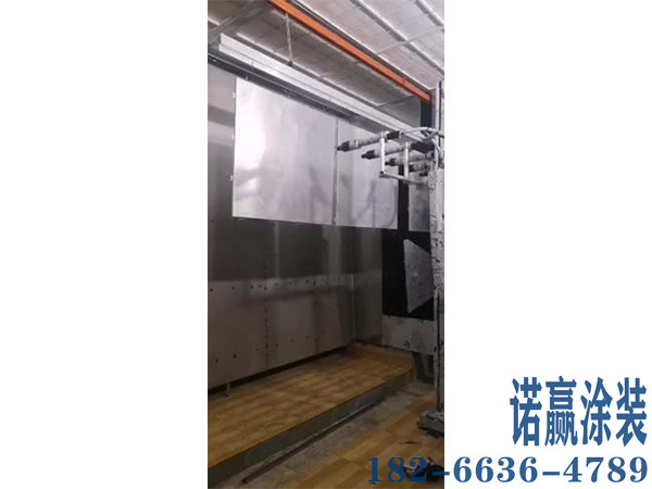 Aluminum veneer powder spraying line